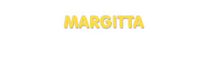 Der Vorname Margitta