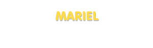 Der Vorname Mariel