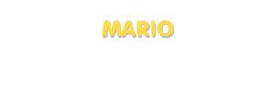 Der Vorname Mario