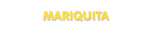 Der Vorname Mariquita