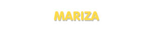 Der Vorname Mariza
