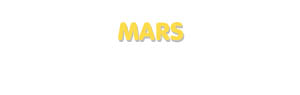 Der Vorname Mars