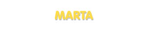 Der Vorname Marta