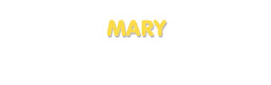 Der Vorname Mary