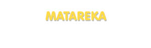 Der Vorname Matareka