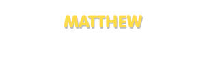 Der Vorname Matthew