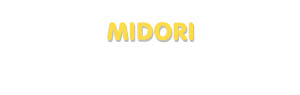 Der Vorname Midori