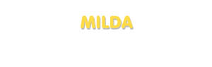 Der Vorname Milda