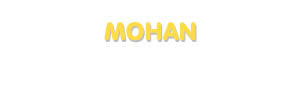 Der Vorname Mohan