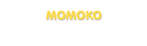 Der Vorname Momoko