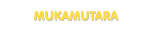 Der Vorname Mukamutara
