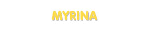 Der Vorname Myrina