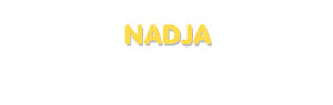 Der Vorname Nadja