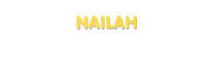 Der Vorname Nailah