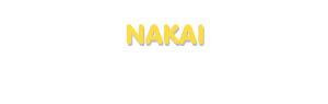 Der Vorname Nakai