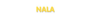 Der Vorname Nala