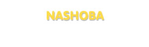 Der Vorname Nashoba