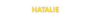 Der Vorname Natalie