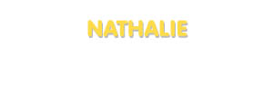Der Vorname Nathalie