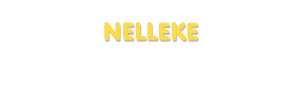 Der Vorname Nelleke