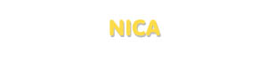 Der Vorname Nica