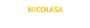 Der Vorname Nicolasa