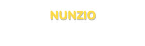 Der Vorname Nunzio