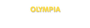 Der Vorname Olympia