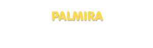 Der Vorname Palmira