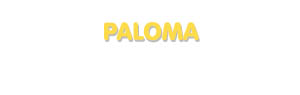 Der Vorname Paloma