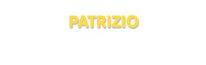Der Vorname Patrizio