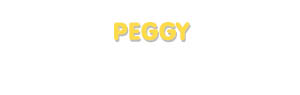 Der Vorname Peggy