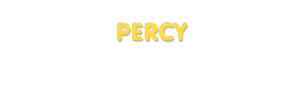 Der Vorname Percy