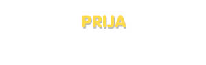 Der Vorname Prija