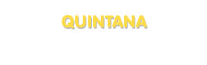 Der Vorname Quintana