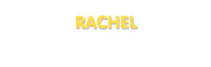 Der Vorname Rachel