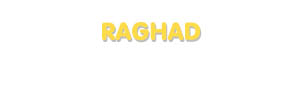 Der Vorname Raghad
