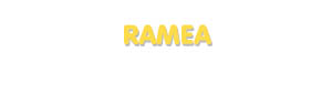 Der Vorname Ramea