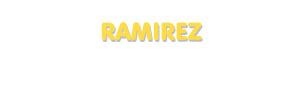 Der Vorname Ramirez
