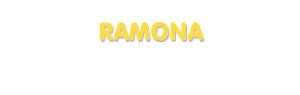 Der Vorname Ramona