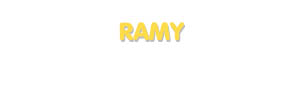 Der Vorname Ramy