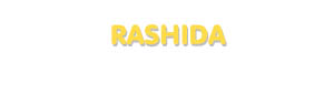 Der Vorname Rashida