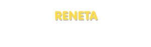 Der Vorname Reneta
