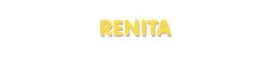Der Vorname Renita