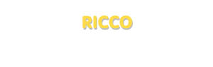 Der Vorname Ricco