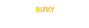 Der Vorname Rifky