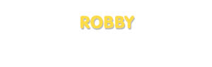 Der Vorname Robby