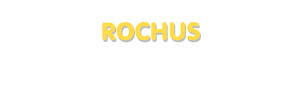 Der Vorname Rochus
