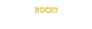 Der Vorname Rocky