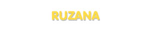 Der Vorname Ruzana